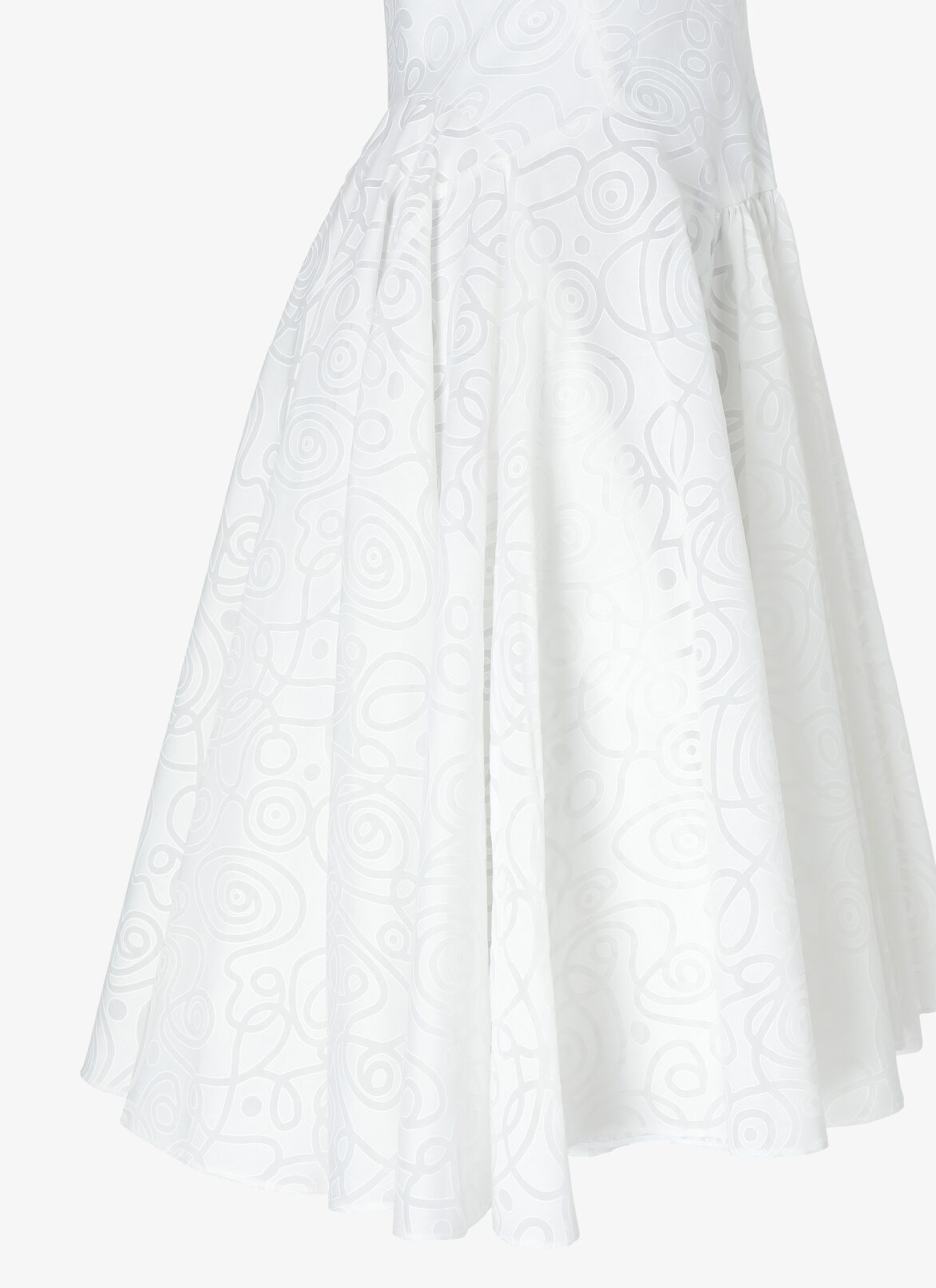 DRESS SPIRALE WHITE ALAÏA WHITE  DRESS SPIRALE WHITE